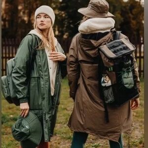 *SOLD* Rains String W Parka Waterproof Windproof Rain Jacket